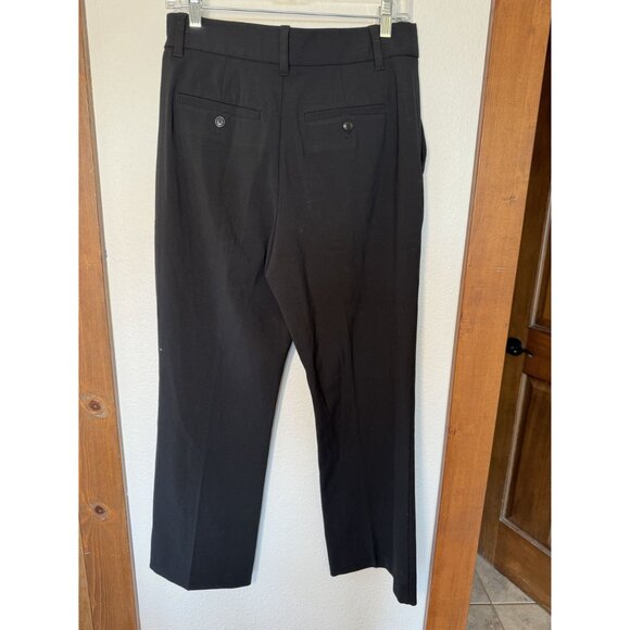 NWT Madewell Flare Ankle Pants Business Casual Black Classic Size 4 Style NO957 - Picture 2 of 6